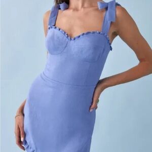 Reformation Desiree Linen Dress